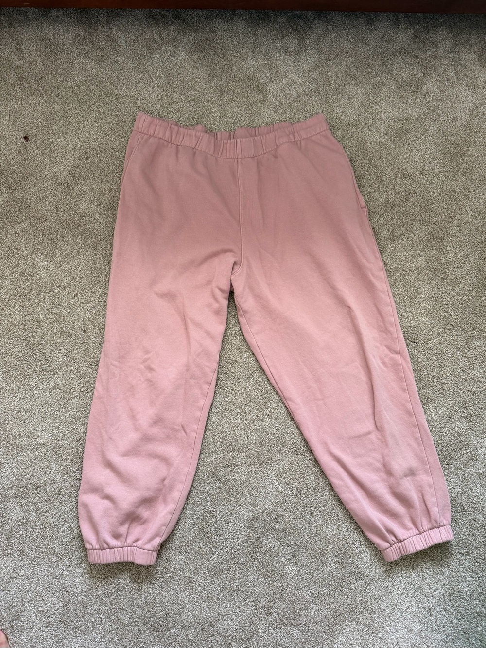 GAP Soft Pink Elastic Waist Jogger Pants